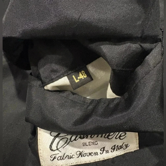 Chaps Ralph Lauren Mens Cashmere Chaps Ralph Lauren Overcoat Jacket L-48 - Picture 11 of 11